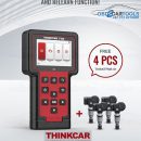 THINKTPMS T100 OBD2 Scanner Tire Pressure Monitoring System Diagnostic Scan Tool + 4 Free Sensors