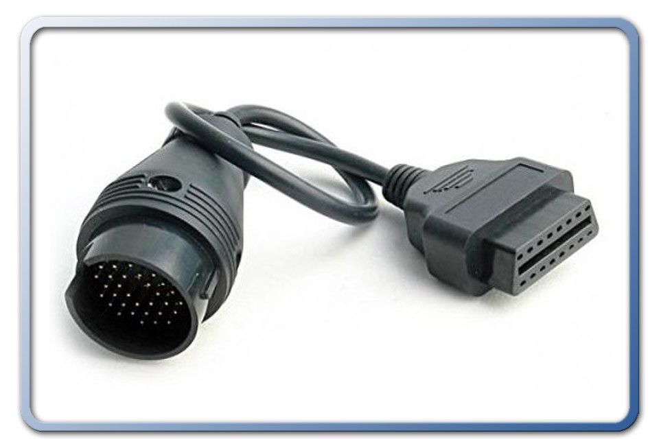 Product image for Mercedez Benz 38pin male to 16 pin female OBD2 adapter cable