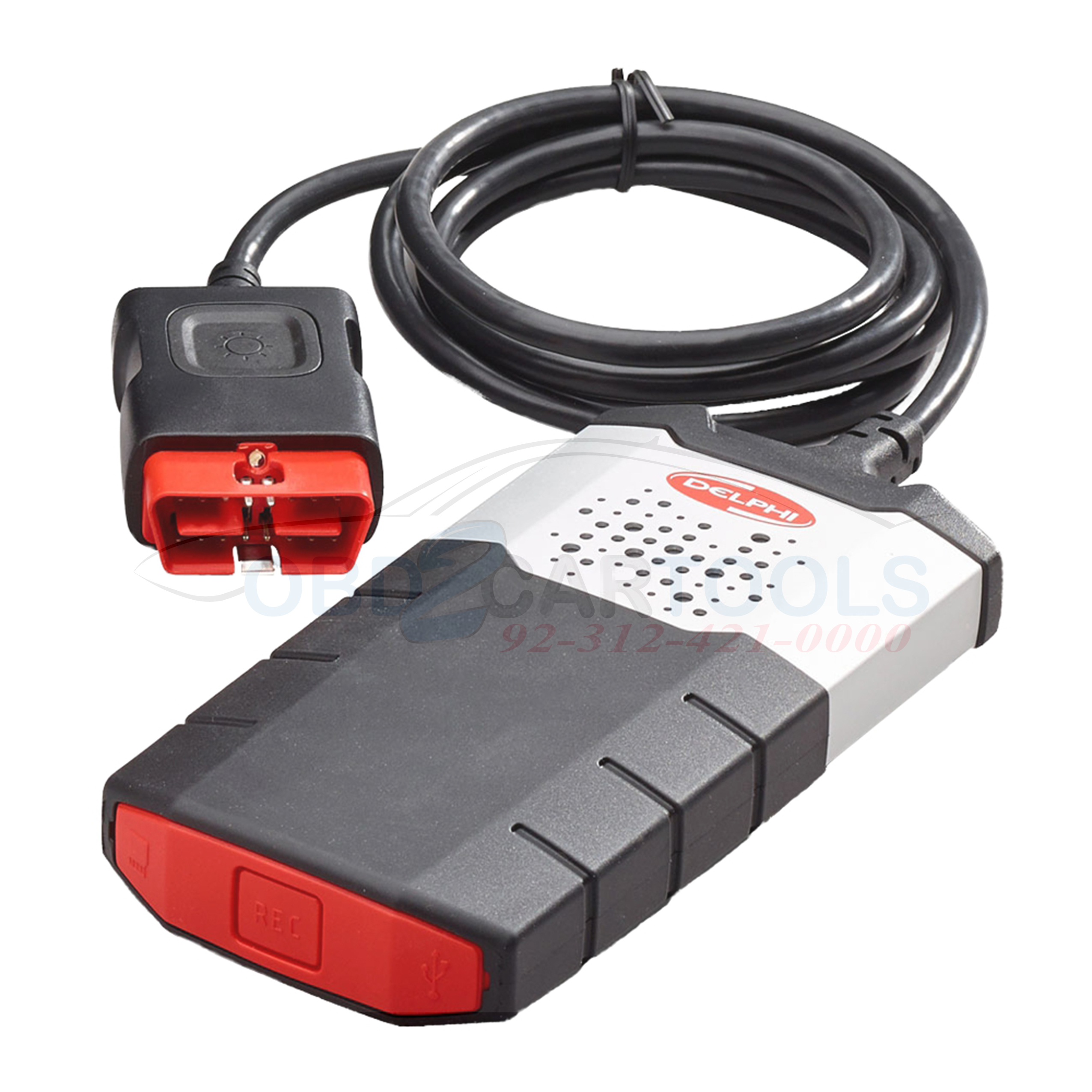 Product image for Delphi DS150 Diagnostic Tool with NEW VCI Bluetooth And Full Connector Set Car And Truck Scanner