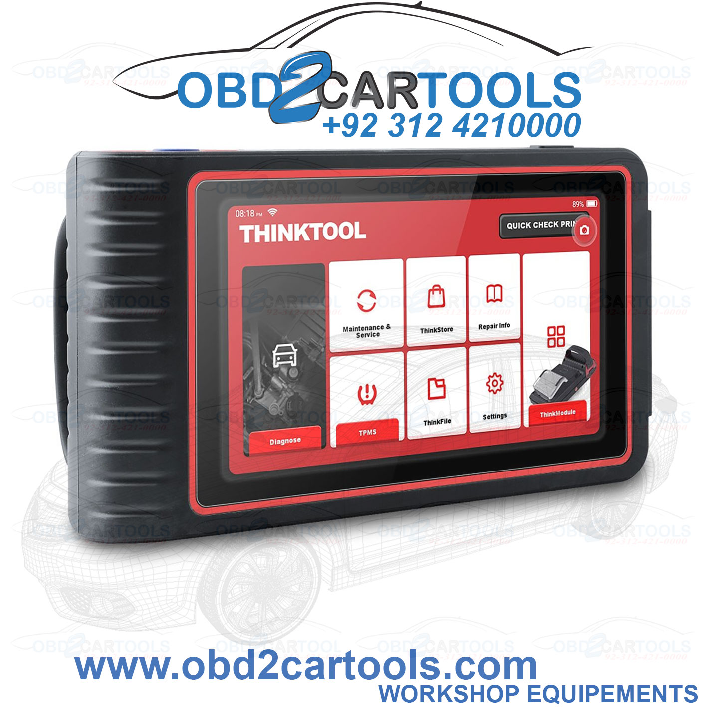 Product image for ThinkCar ThinkTool 2022 Model OBD OBD2 Car Sscanner