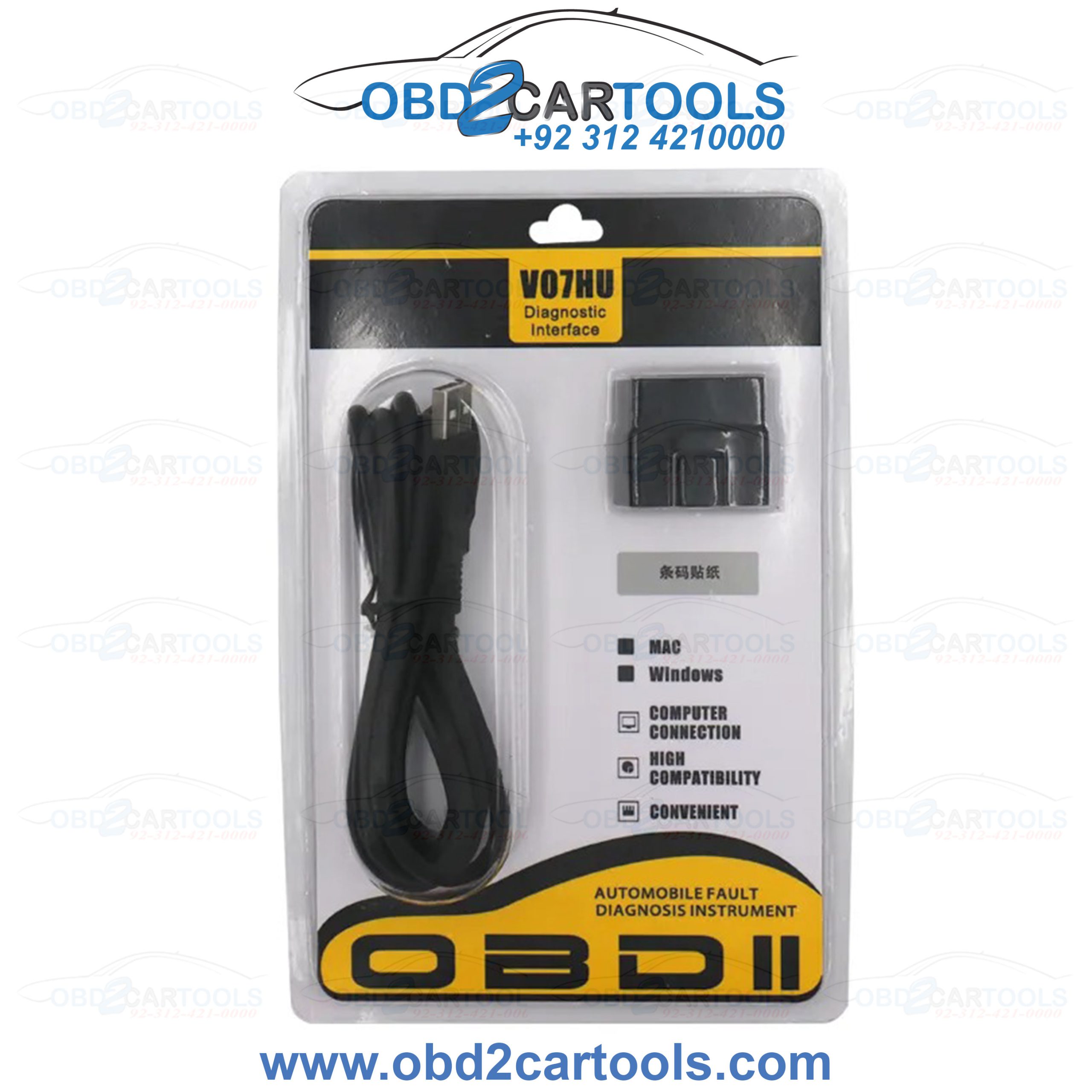 Product image for OBD2 ELM V0HO Bluetooth Obd2 Car Scanner