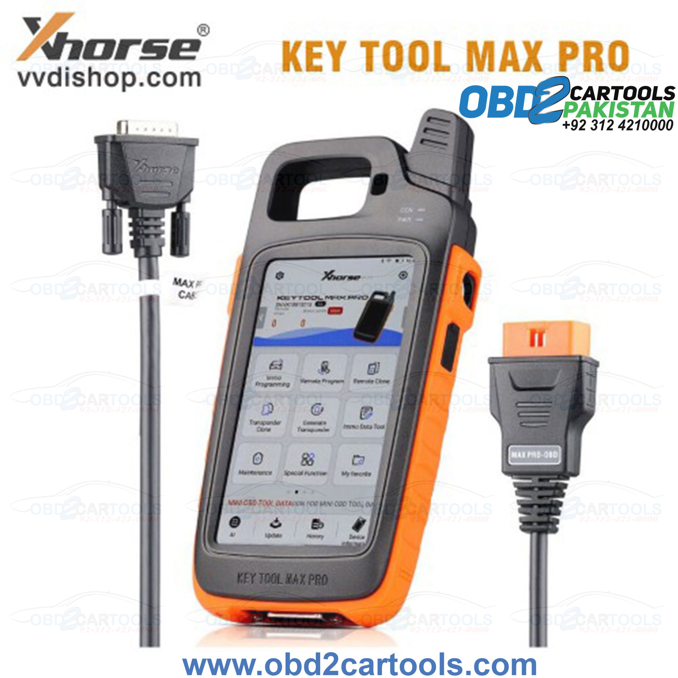 Product image for Xhorse VVDI Key Tool Max Pro Multi-Language Remote Programmer Adds CAN FD, Voltage and Leakage Current Functions